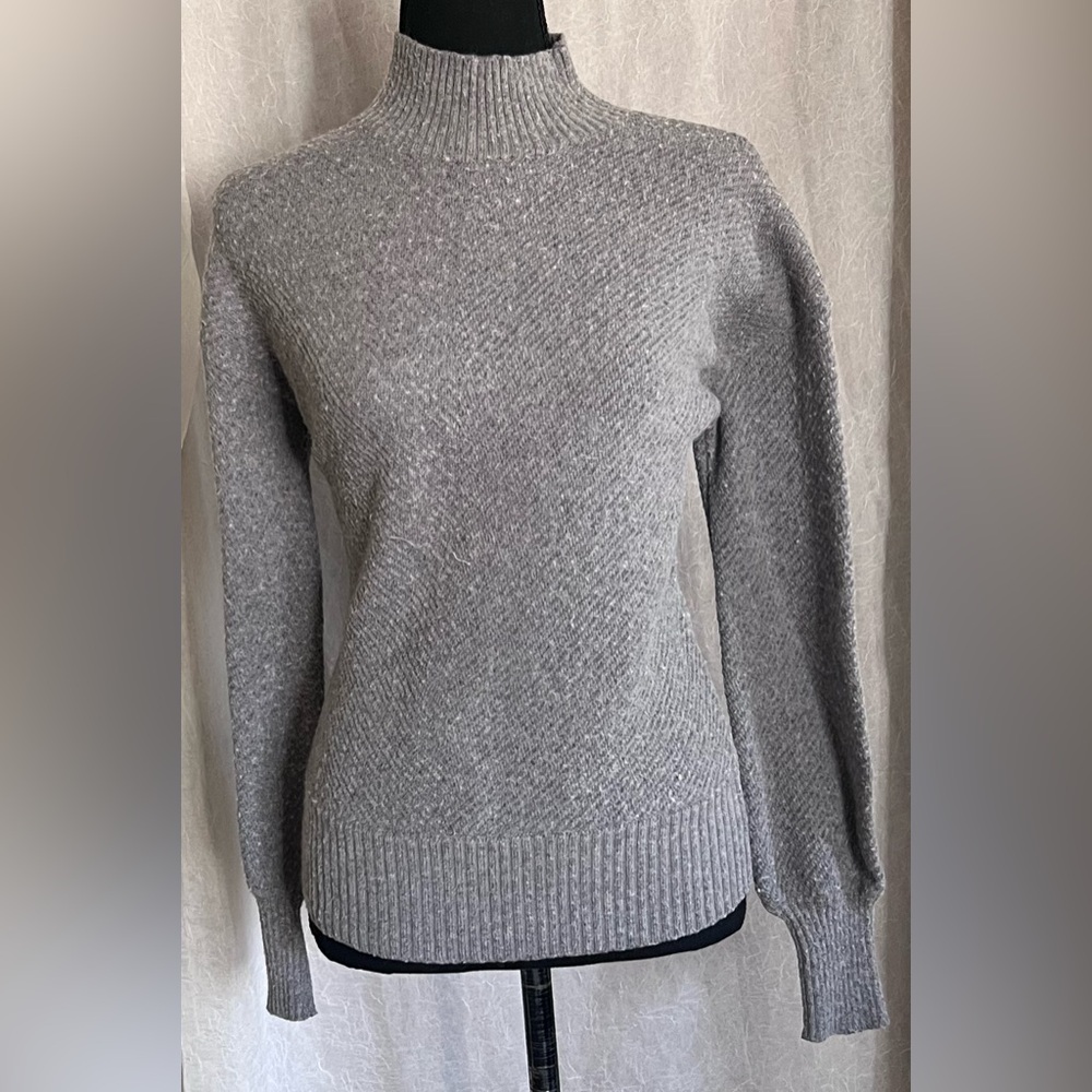 Magaschoni Light Gray Turtleneck Sweater